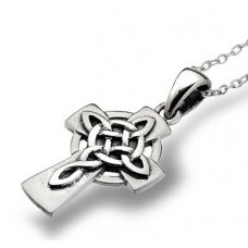 CELTIC CROSS PENDANT SOLID KNOTWORK
